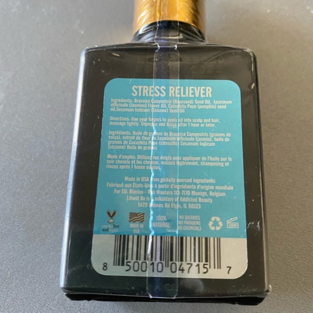 Likwid Rx Stress Reliever Natural Hair Oil - Picture 4 of 4